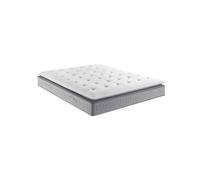 Matelas Simmons 651 ressorts ensachés surmatelas intégré SW5 140x190 Blanc