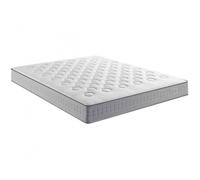 Matelas Simmons Easy - 504 ressorts ensachés 160x200 Blanc - Ferme - Hypoallergénique - 23 cm
