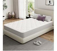 Matelas simple 90x190, 20 cm de hauteur, Dewinner, matelas à ressorts et mousse, soutien parfait ensaché, dureté moyenne