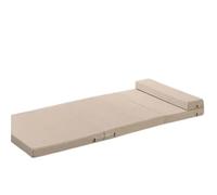 Matelas simple pliable et portable en mousse à mémoire de forme, tapis de yoga Tatami doux for dormir au sol, for les employés de bureau, pause déjeuner pour Camping, Appoint(Beige,90x200x8cm)