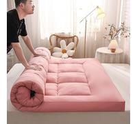 Matelas Sol Matelas Futon, Japonais Traditionnel Épaissir Le Tapis De Couchage Tatami Matelas De Sol Enroulables Pliables Coussin Antidérapant pour Dortoir pour Le Canapé D'invité UE-MAOLU(G,180x200cm