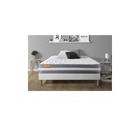 Matelas + Sommier 160x200 Memo Plus Memoire De Forme 3 Zones