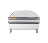 Matelas + sommier 90x190 Memo Plus Mémoire de forme 3 zones