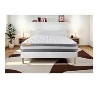 Matelas + sommier 90x200 Memo Plus Memoire de forme 3 zones