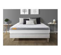 Matelas + sommier kit 160x200 Memo Zen Mousse à mémoire de forme MAXI épaisseur