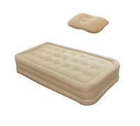 Matelas soufflant, lit double air avec pompe intégrée,Gonflage lit d'invités Twin pompe intégrée - Le coussin d'inflation automatique pliable est vidé pour un rangement facile