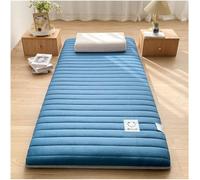 Matelas - Style minimaliste - Tapis de couchage pliable - Surface matelassée douce et légère - Coussin de lit en mousse pour dortoir d'étudiant, camping, chambre d'amis (D, 150 x 190 cm)