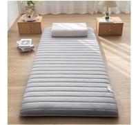 Matelas - Style minimaliste - Tapis de couchage pliable - Surface matelassée douce et légère - Coussin de lit en mousse pour dortoir d'étudiant, camping, chambre d'amis (D, 90 x 190 cm)
