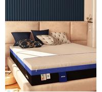 Matelas SUPER BROS 140x190 cm - BALDIFLEX - En Ressorts Ensachés et mémoire de forme - Avec rêvetement déhoussable - Epaisseur 25