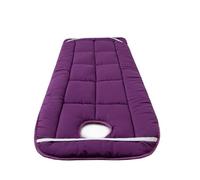 Matelas Table De Massage Épais avec Trous, Housse De Lit De Salon Surmatelas Professionnel, Drap De Massage pour Spa et Beauté(Purple B,80 x 185 cm)