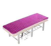 Matelas Table de Massage Matelas de beauté avec trous/sans trous Massage et physiothérapie Tuina salon fin antidérapant(Purple1 Thin No Hole,190cm70cm)