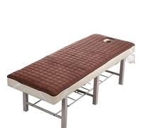 Matelas Table de Massage Matelas de beauté avec trous/sans trous Massage et physiothérapie Tuina salon fin antidérapant(Coffee Thin W Hole,180cm70cm)
