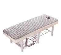 Matelas Table de Massage Matelas de beauté avec trous/sans trous Massage et physiothérapie Tuina salon fin antidérapant(Gray Thin W Hole,180cm60cm)
