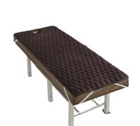 Matelas Table de Massage Surmatelas de lit salon beauté Matelas coussin épais Tapis salle antidérapant Coussin massage Tuina avec trou(Coffee,75x190cm)