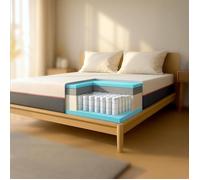 Matelas - THE WHITE STONE - Breeze - 160 x 190 cm - 30 cm - Ressorts ensachés