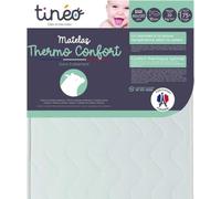 Matelas Thermo confort - 60 x 120 x 10 cm - Blanc - TINEO