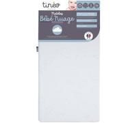 Tinéo - Matelas Bébé 60x120x10cm - Adapté à La Croissance Et Aux Besoins De Bébé - Ferme - Densité 20kg/m³ - Polyester - Déhoussable - Fabriqué en France