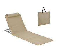 Linxor - Matelas, transat, Tapis de Plage avec Dossier inclinable et Sac de Transport - Plusieurs Coloris Disponibles