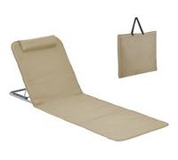 Linxor - Matelas, transat, Tapis de Plage avec Dossier inclinable et Sac de Transport - Plusieurs Coloris Disponibles