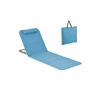 Linxor Matelas transat et tapis de plage - Dossier inclinable, sac de transport - Plusieurs coloris