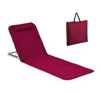 Linxor - Matelas, transat, Tapis de Plage avec Dossier inclinable et Sac de Transport - Plusieurs Coloris Disponibles