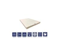 Matelas Très Ferme Pour Canapé Lit + Alèse 70x190 x 10 cm - 5 zones de Confort - Noyau Poli Lattex HR Dernière Génération - Très Respirant