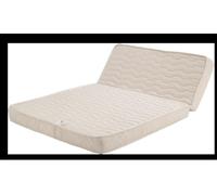 Matelas Très Ferme Pour Tous Bz 120x190 X 15 Cm - Découpe Assise 60 Cm - 5 Zones De Confort - Noyau Poli Lattex Hr Dernière Génération - Très Respirant Blanc