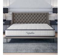 COSMOS - Matelas Upsilon 180x200-21 cm - Accueil Mousse à mémoire de Forme + Blue Latex - Confort Équilibré - 7 Zones - Réversible - Hypoallergénique - Durable - Sommeil Isolé - Fabriqué en Europe