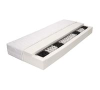 Matelas 120x200 cm 7 Zones Ressort Ensaché Protège-matelas Sur-matelas vidaXL