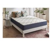 Matelas VISCO KING 140x190 cm en mousse à mémoire de forme THERMOSOFT-Système HR multicouches BLUE LATEX®-Support adaptatif