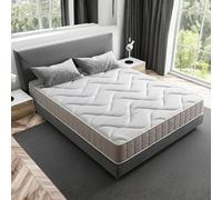 Matelas Viscoélastique 135x190 Orthopédique Épaisseur 27 cm - Grande Fermeté, Système Bio Essence Antifongique, Anti-Acariens, Anti-Allergique, Système AirSupport, Tissu Stretch 3D Haute Adaptabilité