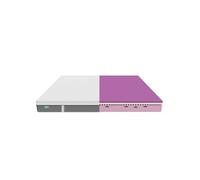 Matelas Viscoélastique Et Enveloppable Matelas Flow Original + 90x200: 3 Couches Hauteur 25 Cm Fermeté Elevée