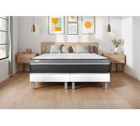 Matelas VITAL CARE 135 x 200 cm - 26cm - Ressorts ensachs et mmoire de forme - Moelleux - Matelas Blanc