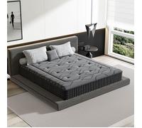 Matelas90 x 190 x 30 cm,DEWINNER,Mousse à mémoire de Forme,Ressorts individuels,Hauteur 30 cm,Absorbant l'humidité,hypoallergénique