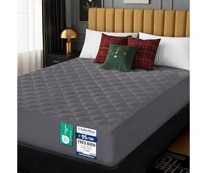 Matelasse Protege Matelas 160x200 cm Alese Couverture Rembourre sur Matelas