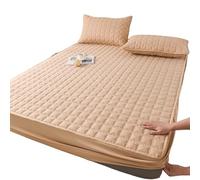 Matelassé Respirant Surmatelas Drap-Housse imperméable en Coton, protège-Matelas Doux et Respirant, Lavable(Style5,Twin 39x74x12 inch)