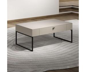 Matelpro - Table Basse Moderne rectangulaire Cachemire/chêne Paulo