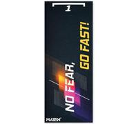 MATEN Tapis Moto pour Garage NO Fear, Fond Antidérapant en Gel, Idéal pour Atelier et Zone de Maintenance, Fabriqué en Italie (Feutre Absorbant, 200x80)