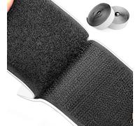 Matenf Bandes auto-agrippantes avec adhésif, 2,5 cm x 3 m, excellente adhérence, dos adhésif puissant, ruban de montage, ruban adhésif double face pour fixation et suspension, utilisation à la maison