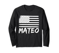 Mateo Citoyenneté Nom de prénom d'anniversaire personnalisé Manche Longue