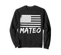 Mateo Citoyenneté Nom de prénom d'anniversaire personnalisé Sweatshirt