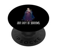 Mater Dolorosa Notre-Dame des Douleurs Vierge Marie Catholique PopSockets PopGrip Adhésif