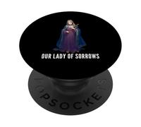 Mater Dolorosa Notre-Dame des Douleurs Vierge Marie Catholique PopSockets PopGrip Adhésif