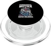 Mater Dolorosa Notre-Dame des Douleurs Vierge Marie Catholique PopSockets PopGrip pour MagSafe