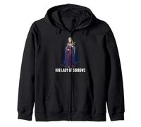 Mater Dolorosa Notre-Dame des Douleurs Vierge Marie Catholique Sweat à Capuche
