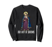Mater Dolorosa Notre-Dame des Douleurs Vierge Marie Catholique Sweatshirt