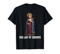 Mater Dolorosa Notre-Dame des Douleurs Vierge Marie Catholique T-Shirt