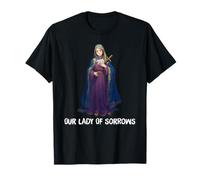 Mater Dolorosa Notre-Dame des Douleurs Vierge Marie Catholique T-Shirt