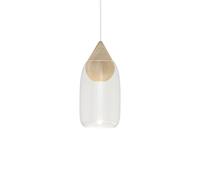 Mater Suspension Liuku Drop tilleul laqué mat transparent