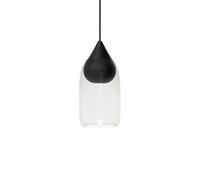 Mater Suspension Liuku Drop tilleul laqué noir transparent